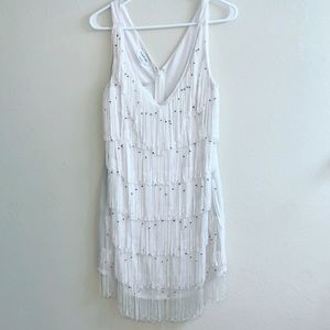 Bebe fringe flapper dress